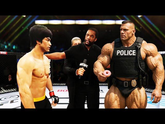 PS5 Bruce Lee vs. Huge Defender Men (EA Sports UFC 5)