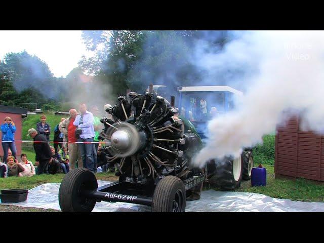 Russian radial engine - Russian radial engine Start and Run