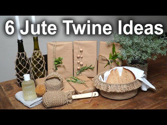 Crochet Jute twine crafts | Jute twine ideas | Jute twine DIY | 2024