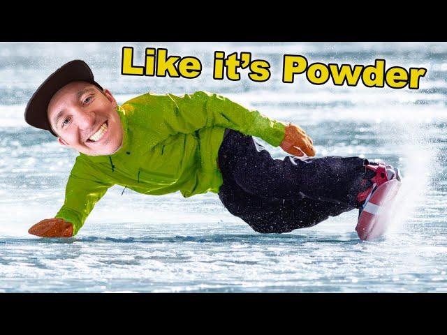 How to Snowboard on Ice