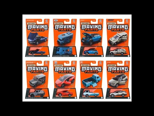 Matchbox Moving Parts 2024 Mix 8 Vehicles Case of 8