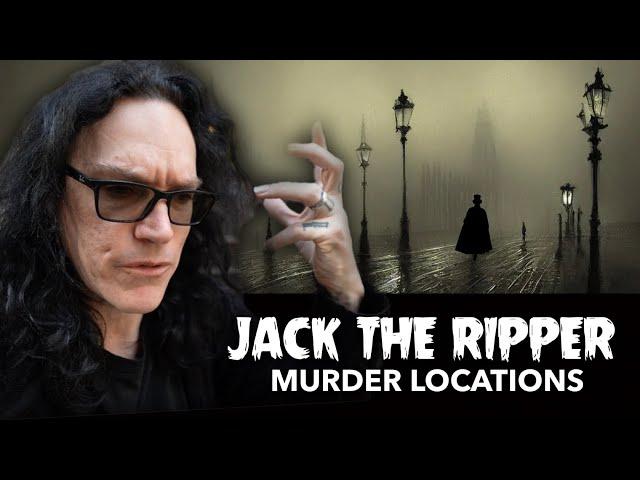 Jack The Ripper Murder Locations - Then and NOW   4K