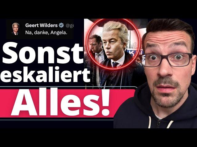 Geert Wilders Schock-Warnung an Deutsche!