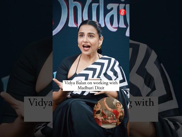 Vidya Balan on working with Madhuri Dixit in Bhool Bhulaiyaa 3. #shorts