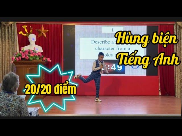 Cuộc thi Hùng Biện Tiếng Anh tỉnh Nam Định 2023-2024 || 20/20 điểm || English speaking contest