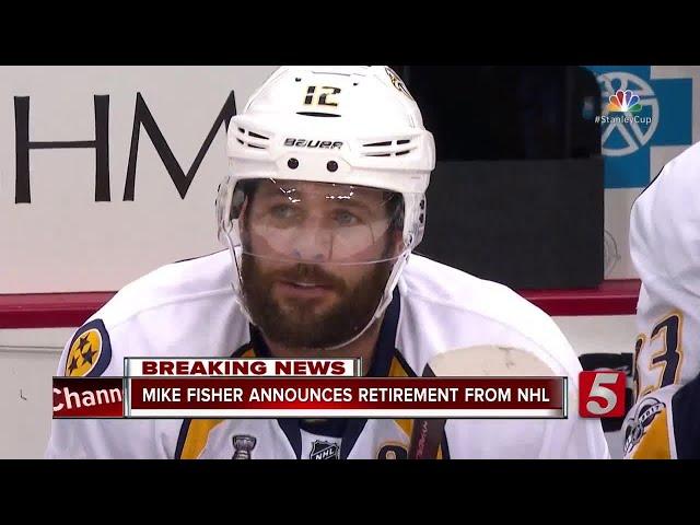 Predators' Captain Mike Fisher Retires