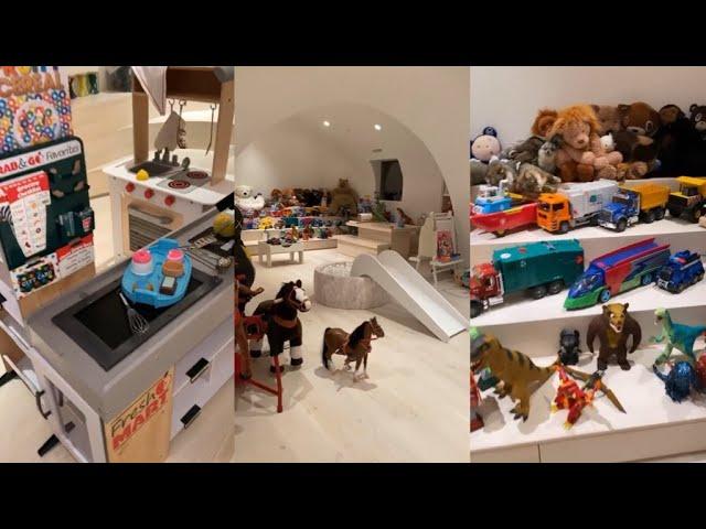 Kim Kardashian Gives a Tour of her Kids' Playroom in her House