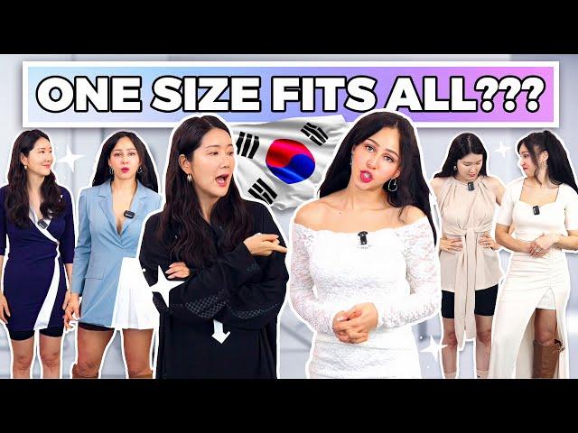 Trying on Korean One Size fits all Clothes with Eunice Cho