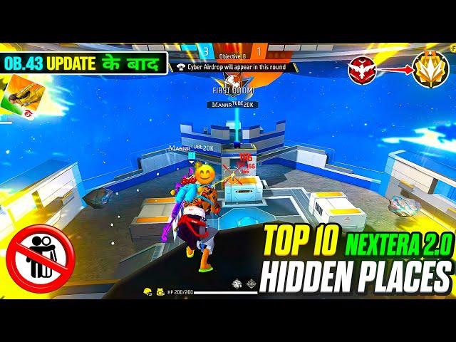 CS RANK TIPS & TRICKS | CS rank Push hidden places | Nextera map Hidden Places Cs rank | Manner Tube