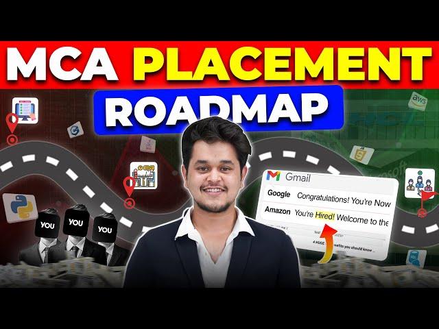 MCA Placement Roadmap for Final Year StudentsMCA Placement Strategy#mca #placements #jobs2024