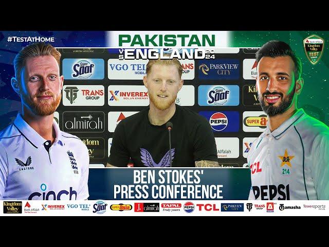 England Captain Ben Stokes' Press Conference Ahead of Third Test | Pakistan vs England | PCB | M4B1A