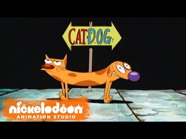 "CatDog" Theme Song (HQ) | Episode Opening Credits | Nick Animation