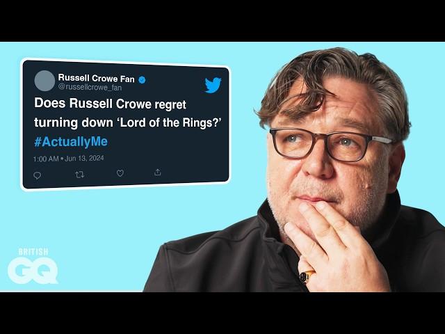 Russell Crowe Answers Your Questions | Actually Me