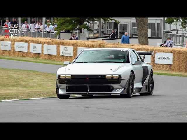 Hyundai N Vision 74 Concept driving at Goodwood Hillclimb! | Hydrogen Engine Noise