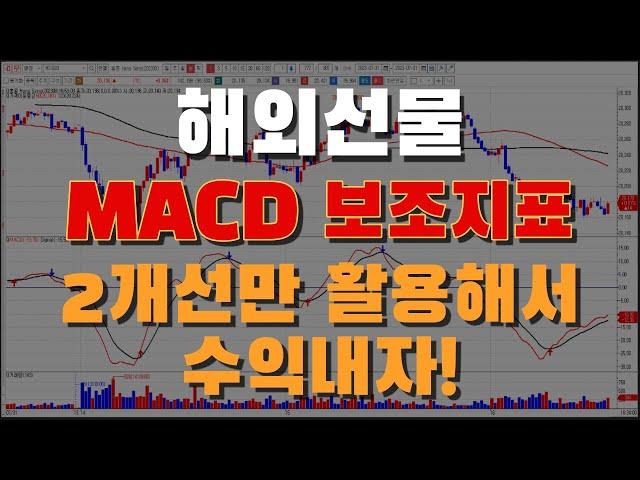 해외선물 MACD 시간대 활용 하는 방법 (HTS 세팅)