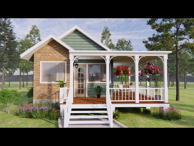 5x5 Meters Only With Stunning Beautiful Tiny Farm House | Harmony Corners