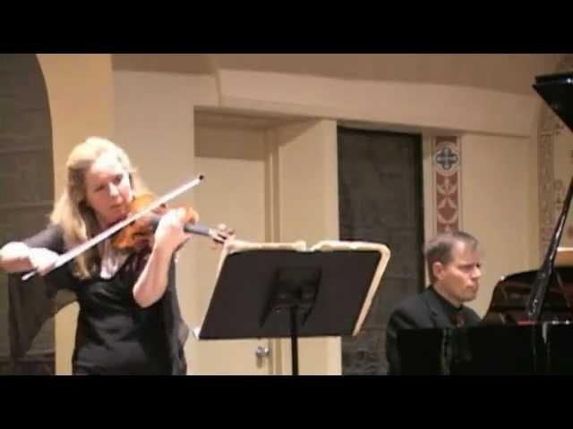 Stephanie Chase plays Ravel's Sonata - Allegretto