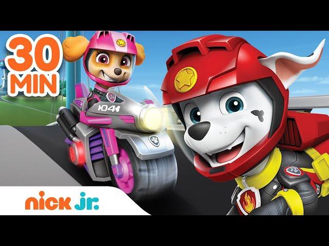 PAW Patrol Moto Pups & More! 30 MINUTE MARATHON | Nick Jr.