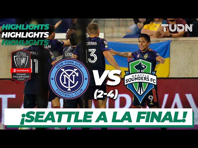 Highlights | NY City 1(2)-(4)1 Seattle Sounders | CONCACHAMPIONS 2022 - Semis | TUDN