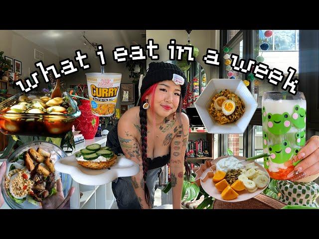 What I Eat in a Week  simple asian recipes, cooking for two, meal prepping, & food indulgences