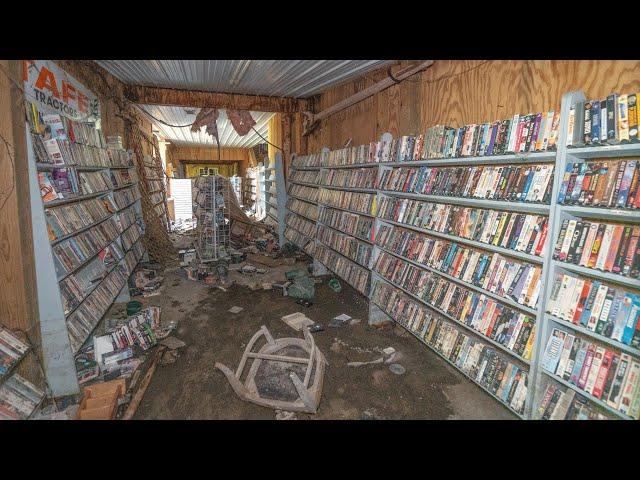 Exploring an Abandoned Wild West Antique Mall - Thousands of VHS tapes left behind!