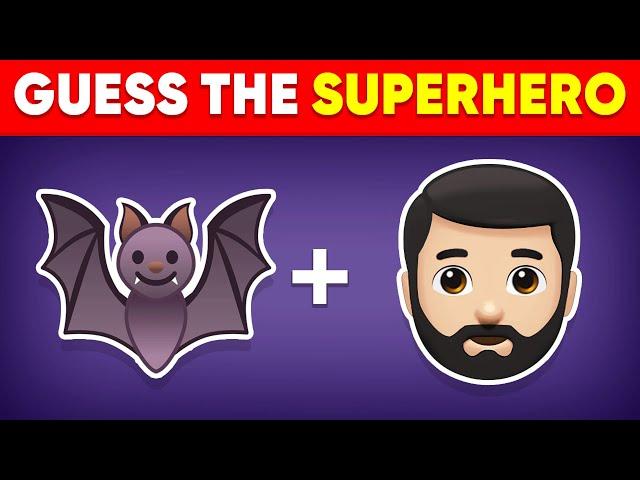 Guess the Superhero by Emoji? ‍️ Monkey Quiz