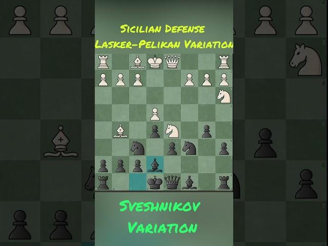 Sicilian Defense Lasker Pelikan Variation, Sveshnikov Variation   Tactical Struggles in the Classica