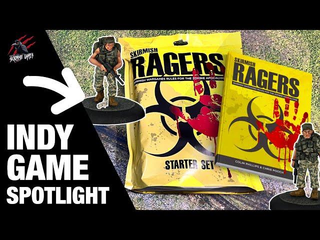 SKIRMISH RAGERS - Zombie Skirmish Game In A Bag! Indie Game Spotlight Series