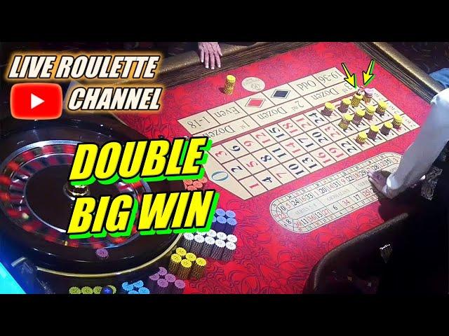  LIVE ROULETTE | DOUBLE BIG WIN On Number 33  In Las Vegas Casino  Exclusive  2023-09-26