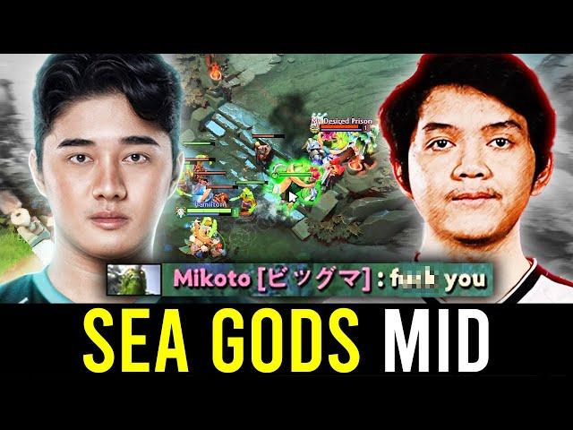 TWO BEST MID LANERS in SEA meet in pubs.. - ABED vs MIKOTO!