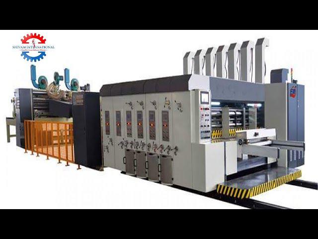 QHFFG Automatic Flexo Printing Inline Folder Gluer Machine