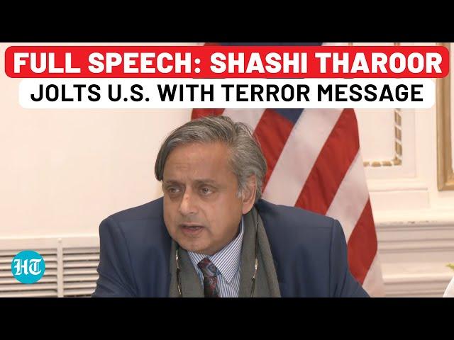 Full Speech: Shashi Tharoor Jolts USA Amid Trump's India-Pakistan Claims; Explains Pahalgam, Sindoor