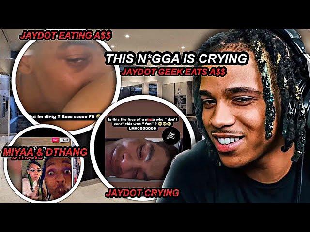 Cblu Laughs At Jaydot Geek For Crying At Miyaa V Cheating With Dthang & Jaydot Caught Eating @$$