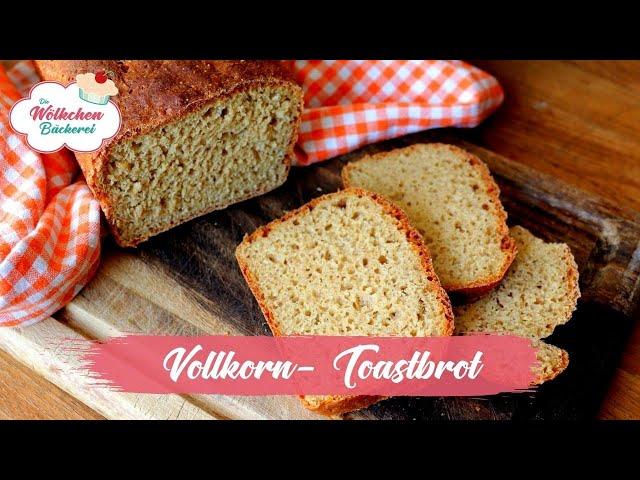 Vollkorntoast ganz einfach selber backen - Wölkchenleicht, lecker und einfach!