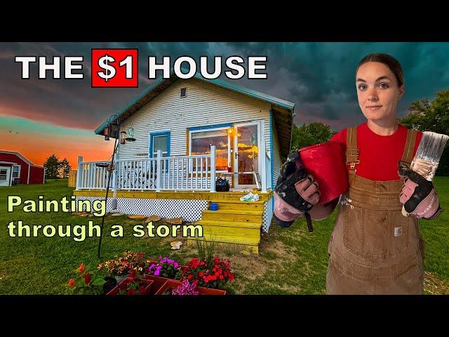 My $1 House: Painting Exterior With A Twist