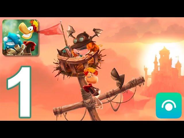 Rayman Adventures - Gameplay Walkthrough Part 1 - Adventures 1-2 (iOS, Android)