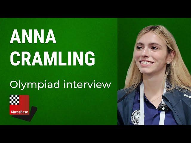 Anna Cramling - I play better chess, when my opponent coughs!!!