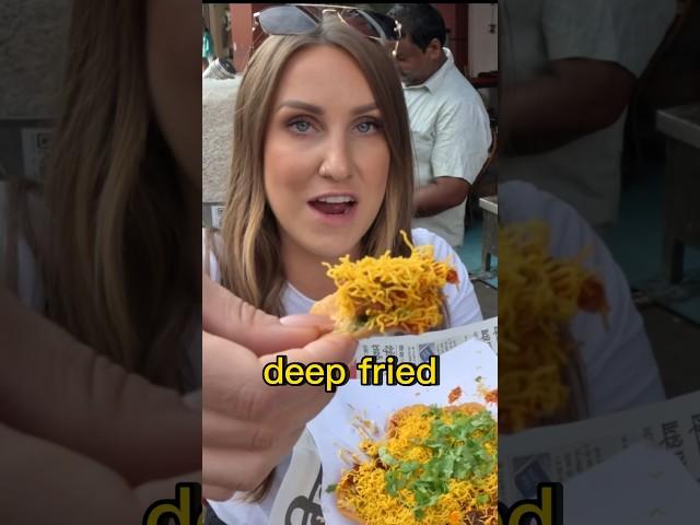 FIRST TIME trying Sev Puri Jaipur India