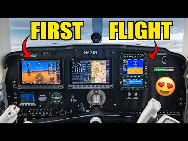 First Flight In Our Bonanza With New Avionics! (Full Glass Panel Upgrade Part 2)