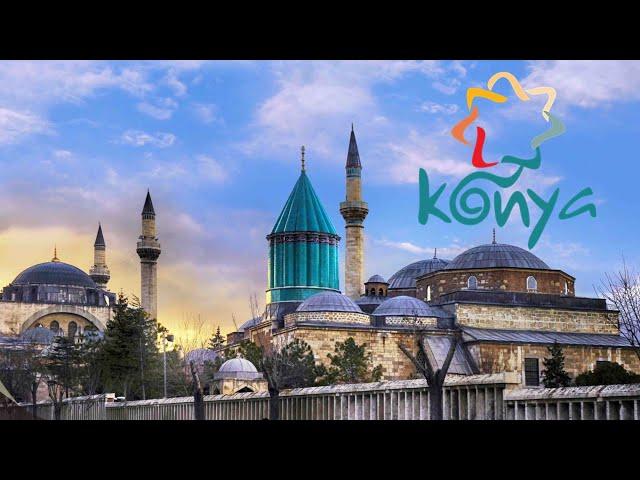 Mevlana Türbesi  Sultan Selim Camii  Bedesten  Walking Tour | Konya  [Full HD] #WalkingTour