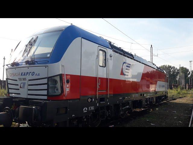 Siemens Vectron Locomotive - Starting of Locomotive Series 193905 / complete process