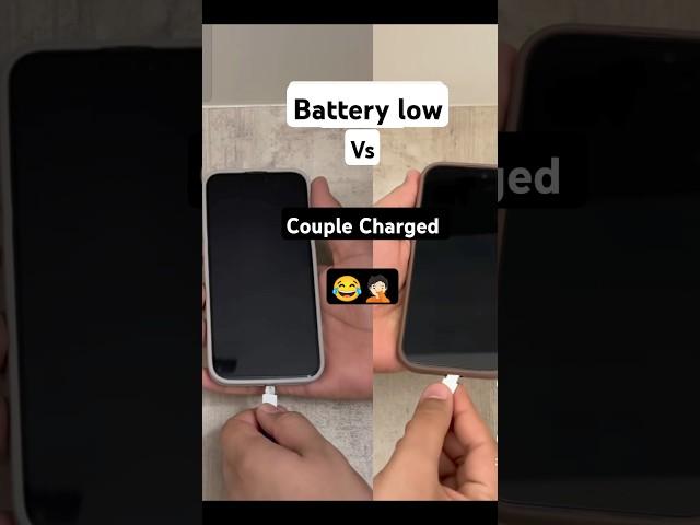 " Battery Low vs couple Charged " 