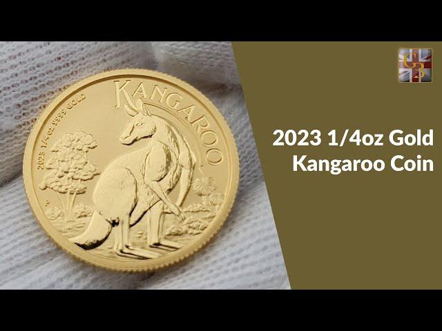 2023 1/4oz Perth Mint Gold Kangaroo Coin