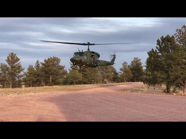 UH-1N Flyby, Landing, and Takeoff