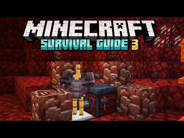 Netherite Upgrades & Ancient Debris! ▫ Minecraft Survival Guide S3 ▫ Tutorial Let's Play [Ep.33]