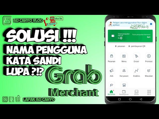 Cara mengatasi grab merchant tidak bisa login