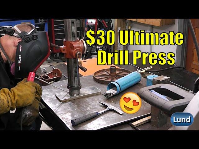 The Ultimate Drill Press Build! Stick Welding Project
