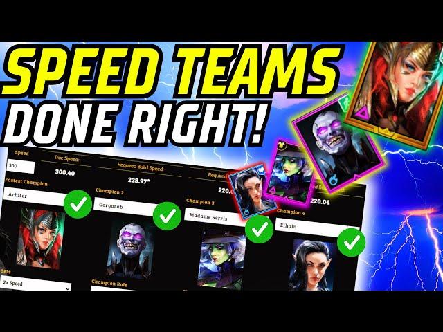 HOW TO BUILD PROPER SPEED TUNED ARENA TEAMS! 101 GUIDE! | RAID: SHADOW LEGENDS