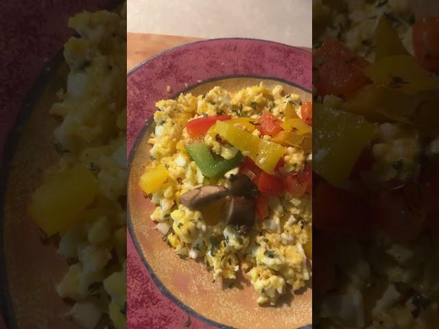 Morning Sunshine Scrambled Eggs #EggcellentMorning #ScrambledEggDelight #BreakfastJoy #breakfast