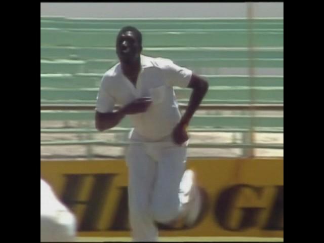 Joel Garner Sets Up Batsman With Dangerous Fast Bowling